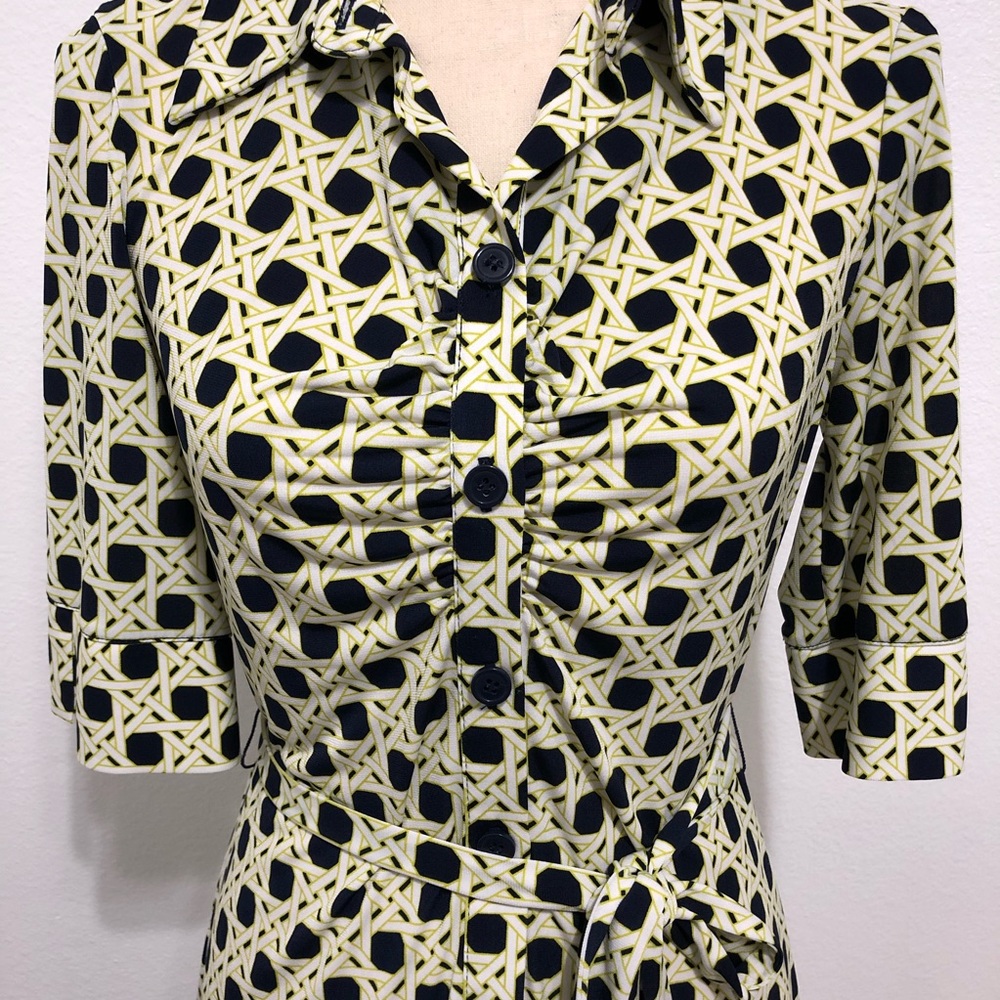 🩷Sale🩷Laundy by Shelli Segal graphic knee-length dress - EUC - Size 6 - Picture 2 of 8